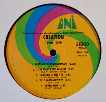 Fever Tree : Creation (LP, Album, Pin)