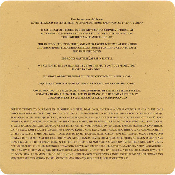 Fleet Foxes : Fleet Foxes (CD, Album)