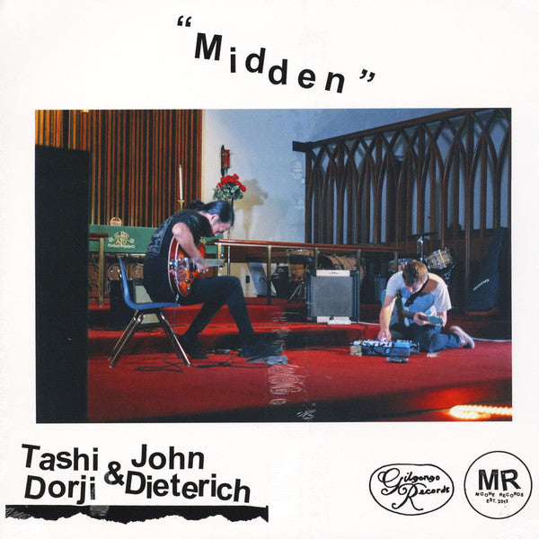 Tashi Dorji & John Dieterich : Midden (LP, Album, Ltd, Gre)