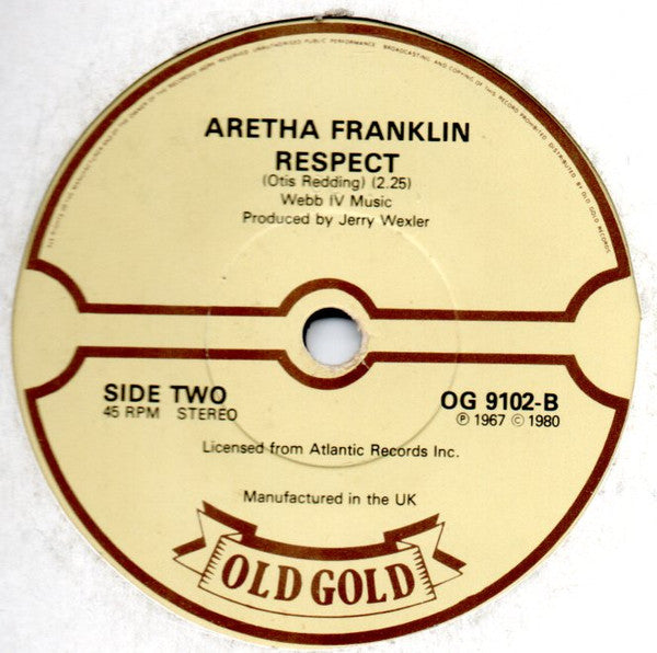 Aretha Franklin : I Say A Little Prayer / Respect (7", Mono)