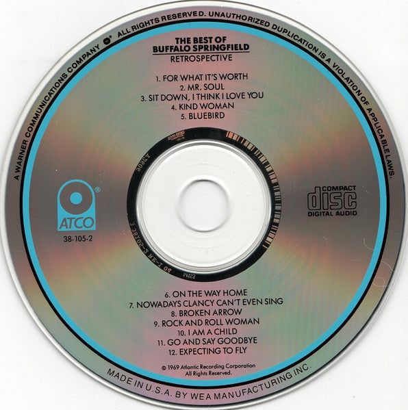 Buffalo Springfield : Retrospective - The Best Of Buffalo Springfield (CD, Comp, RE)