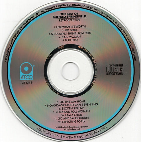 Buffalo Springfield : Retrospective - The Best Of Buffalo Springfield (CD, Comp, RE)