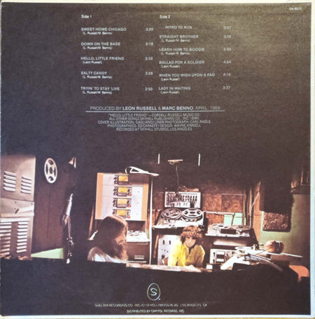 Leon Russell & Marc Benno : Asylum Choir II (LP, Album, Jac)