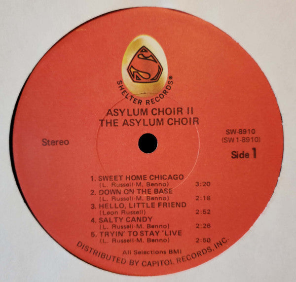 Leon Russell & Marc Benno : Asylum Choir II (LP, Album, Jac)