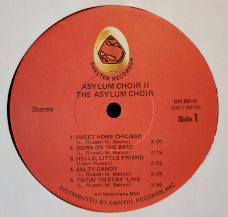 Leon Russell & Marc Benno : Asylum Choir II (LP, Album, Jac)