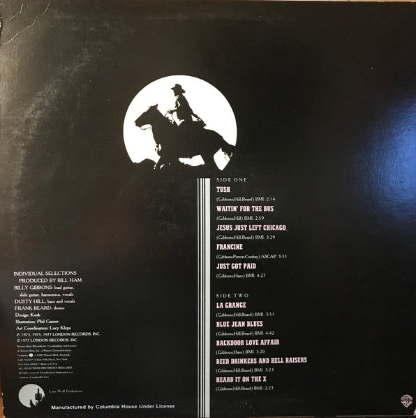 ZZ Top : The Best Of ZZ Top (LP, Comp, Club, RE)
