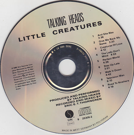 Talking Heads : Little Creatures (CD, Album)