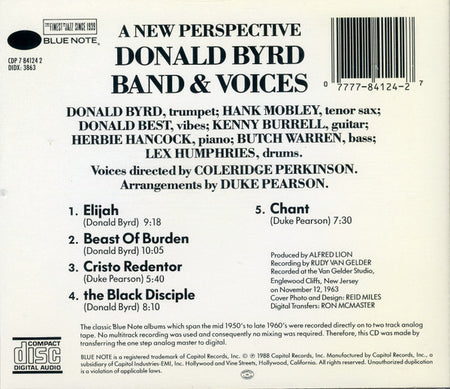 Donald Byrd : A New Perspective (CD, Album, RE)