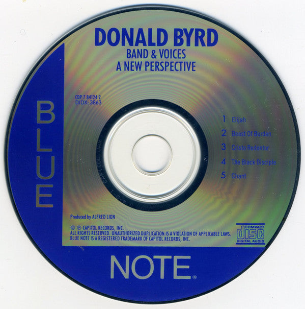 Donald Byrd : A New Perspective (CD, Album, RE)