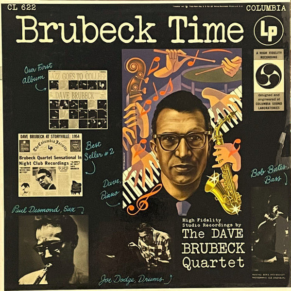 The Dave Brubeck Quartet : Brubeck Time (LP, Album, RP, Hol)