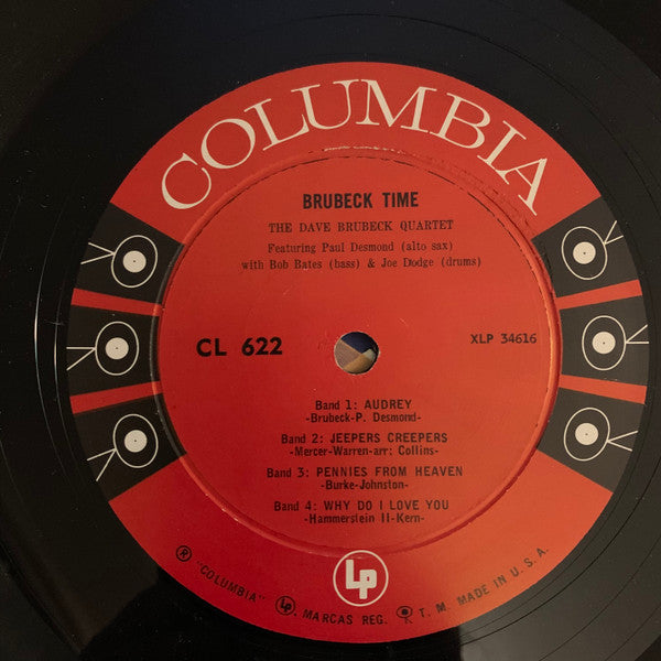The Dave Brubeck Quartet : Brubeck Time (LP, Album, RP, Hol)