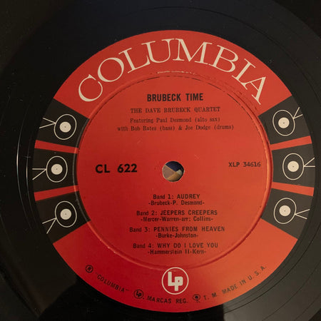 The Dave Brubeck Quartet : Brubeck Time (LP, Album, RP, Hol)
