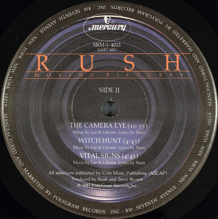 Rush : Moving Pictures (LP, Album, RE, RM, Hau)