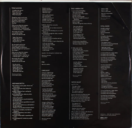 Rush : Moving Pictures (LP, Album, RE, RM, Hau)