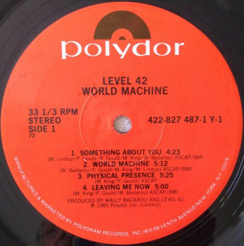 Level 42 : World Machine (LP, Album, PRC)