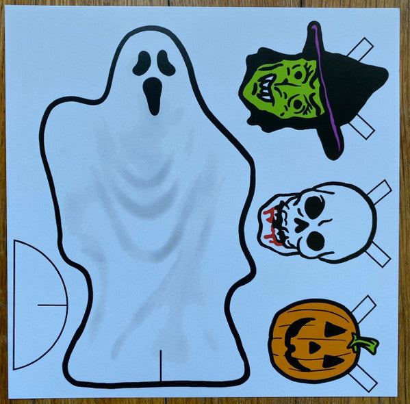 Slasher Dave : Hauntings (7", EP, Whi)