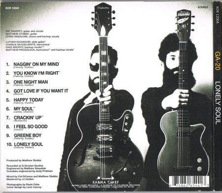 GA-20 : Lonely Soul (CD, Album)