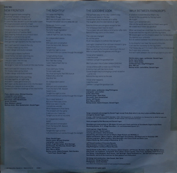 Donald Fagen : The Nightfly (LP, Album, RE)