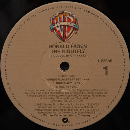 Donald Fagen : The Nightfly (LP, Album, RE)