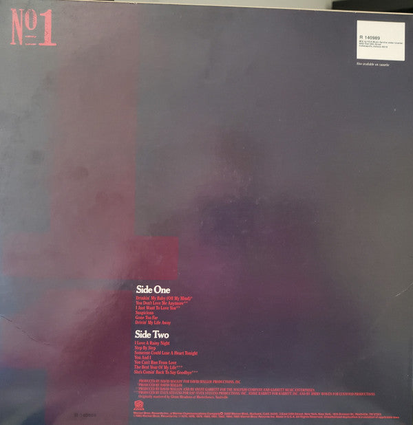 Eddie Rabbitt : # 1's (LP, Album, Comp, Club, RCA)