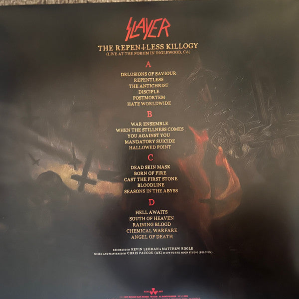 Slayer : The Repentless Killogy (Live At The Forum In Inglewood, CA) (2xLP, Album, Ltd, Red)