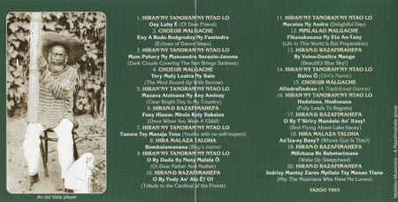 Various : The Music Of Madagascar (Classic Traditional Recordings Of The 1930s) (CD, Comp, RE, RM)
