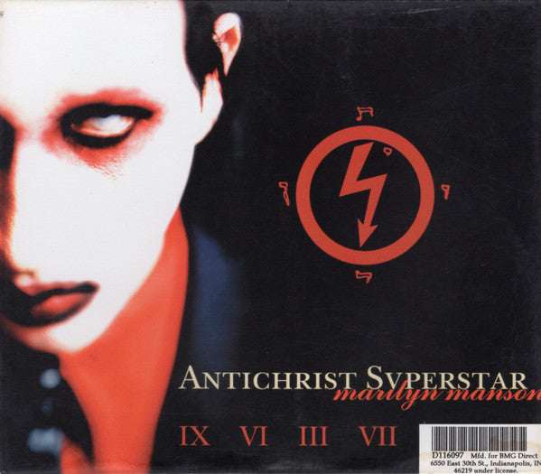 Marilyn Manson : Antichrist Superstar (CD, Album, Club, Sli)