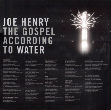 Joe Henry : The Gospel According To Water  (2xLP, Album)