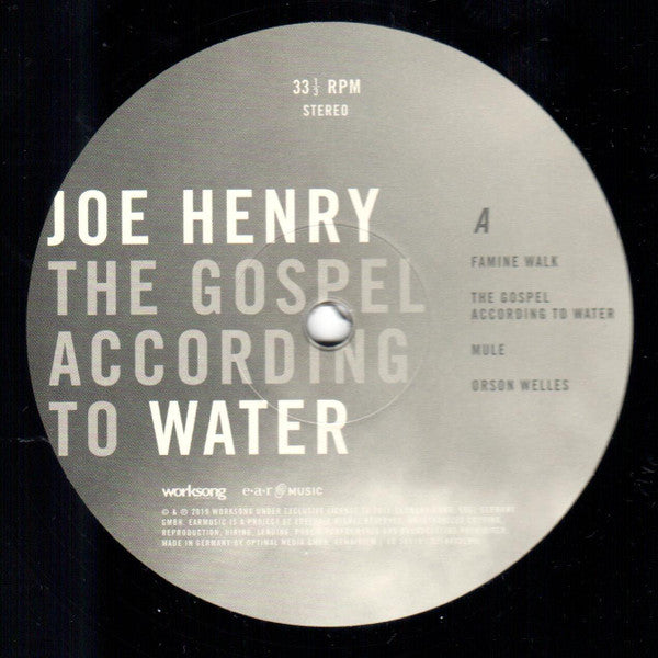 Joe Henry : The Gospel According To Water  (2xLP, Album)