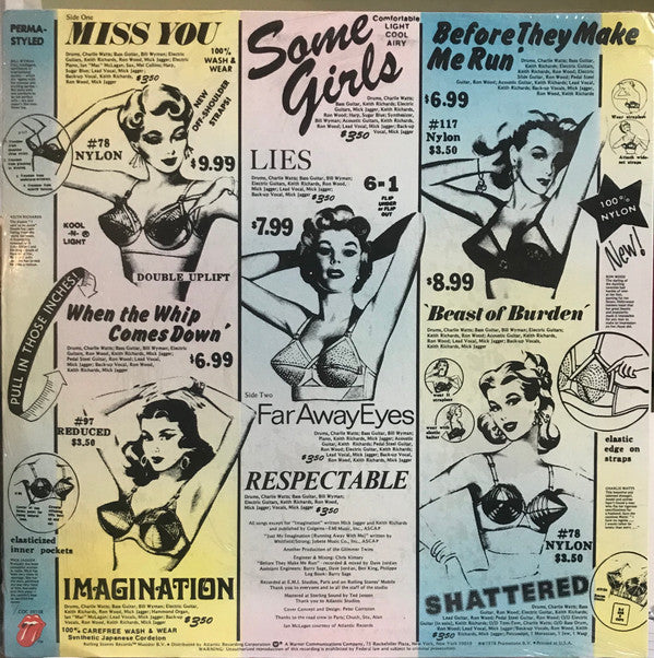 The Rolling Stones : Some Girls (LP, Album, 1st)
