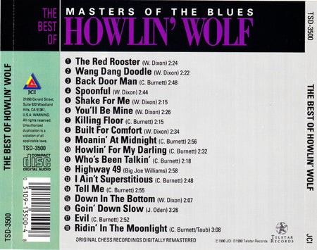 Howlin' Wolf : The Best Of Howlin' Wolf (CD, Comp, RM)