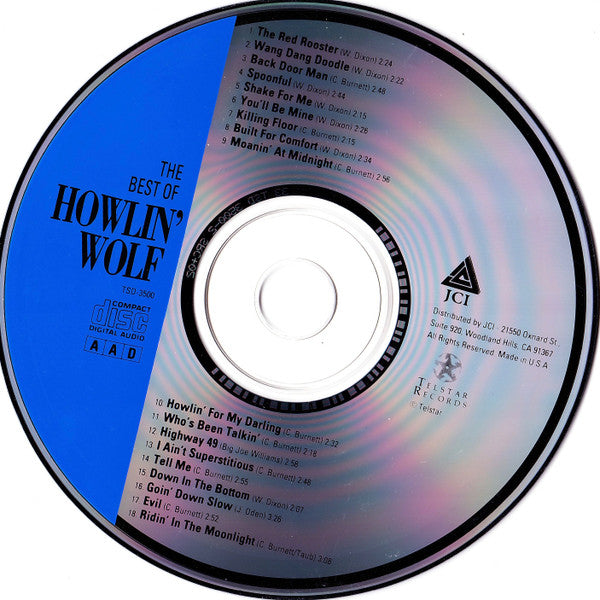 Howlin' Wolf : The Best Of Howlin' Wolf (CD, Comp, RM)