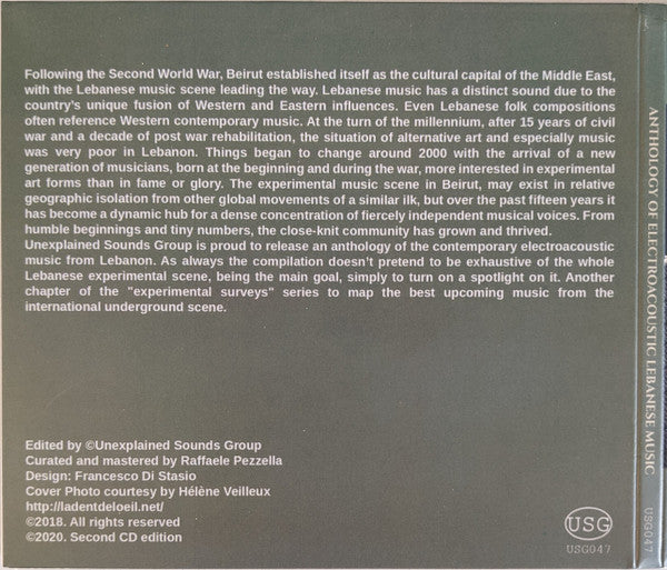 Various : Anthology Of Electroacoustic Lebanese Music (CD, Comp, Ltd, RE)