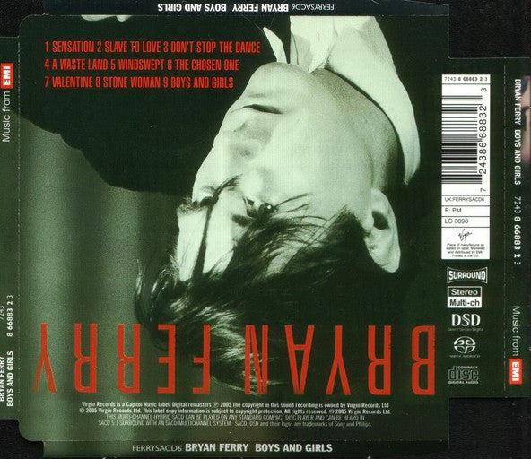 Bryan Ferry : Boys And Girls (SACD, Hybrid, Multichannel, Album, RE, RM)