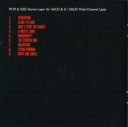 Bryan Ferry : Boys And Girls (SACD, Hybrid, Multichannel, Album, RE, RM)