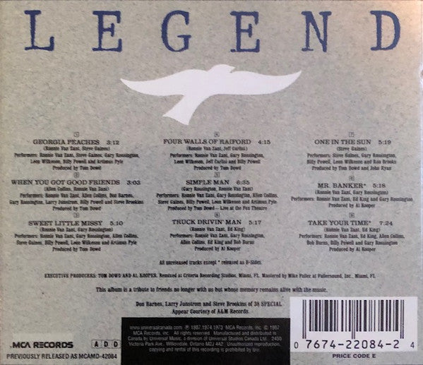 Lynyrd Skynyrd : Legend (CD, Album, RE)