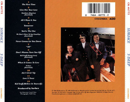 Surface : 3 Deep (CD, Album)