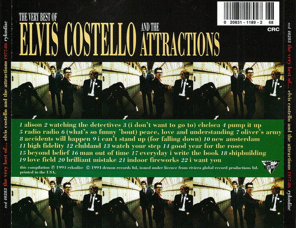 Elvis Costello & The Attractions : The Very Best Of Elvis Costello And The Attractions (CD, Comp, Club, RE, Pit)