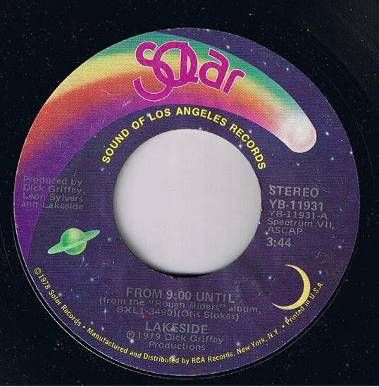 Lakeside : From 9:00 Until / All In My Mind (7")
