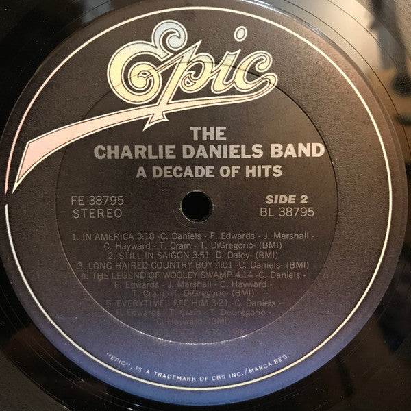 The Charlie Daniels Band : A Decade Of Hits (LP, Comp, Pit)