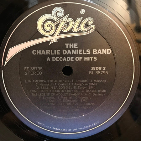 The Charlie Daniels Band : A Decade Of Hits (LP, Comp, Pit)