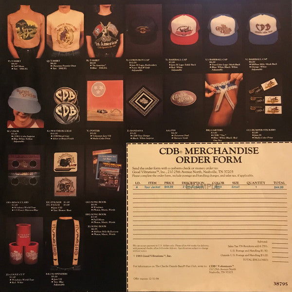 The Charlie Daniels Band : A Decade Of Hits (LP, Comp, Pit)