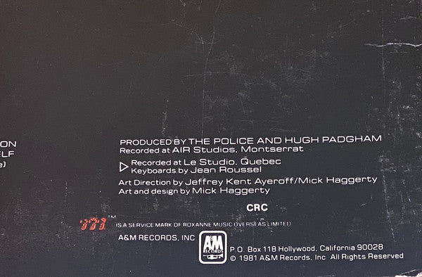 The Police : Ghost In The Machine (LP, Album, Club,  Pi)