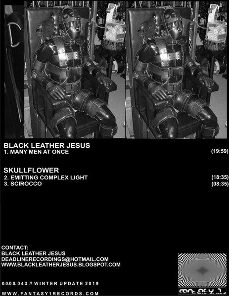 Black Leather Jesus + Skullflower : Untitled (CDr, Ltd)