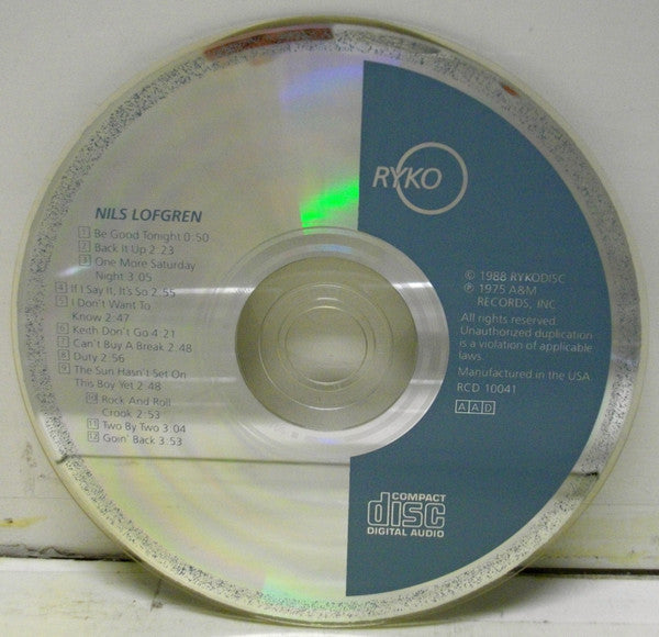 Nils Lofgren : Nils Lofgren (CD, Album, RE)