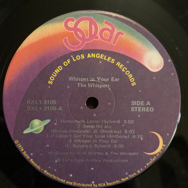 The Whispers : Whisper In Your Ear (LP, Album)