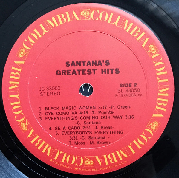 Santana : Santana's Greatest Hits (LP, Comp)