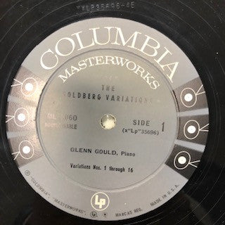 Johann Sebastian Bach, Glenn Gould : The Goldberg Variations (LP, Mono)