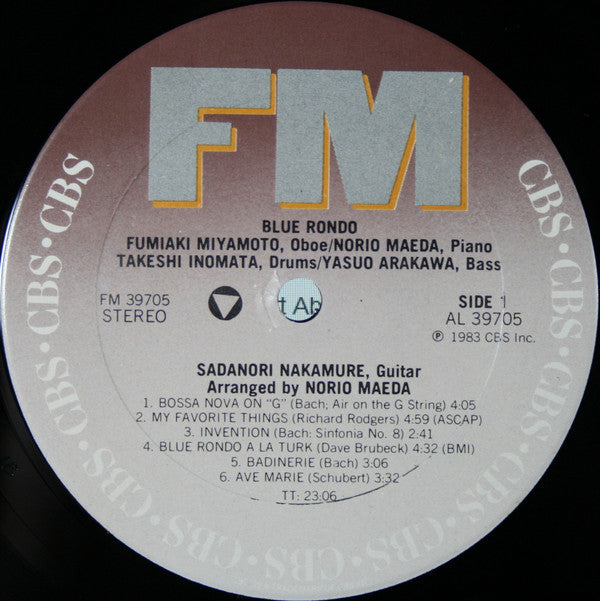 Fumiaki Miyamoto - Norio Maeda : Blue Rondo (LP, Album)