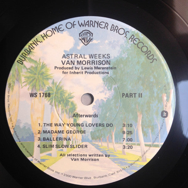 Van Morrison : Astral Weeks (LP, Album, RP, Jac)